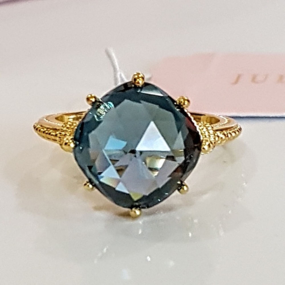 Judith Ripka 14k Vermil London Blue Spinel Ring - Picture 8 of 8
